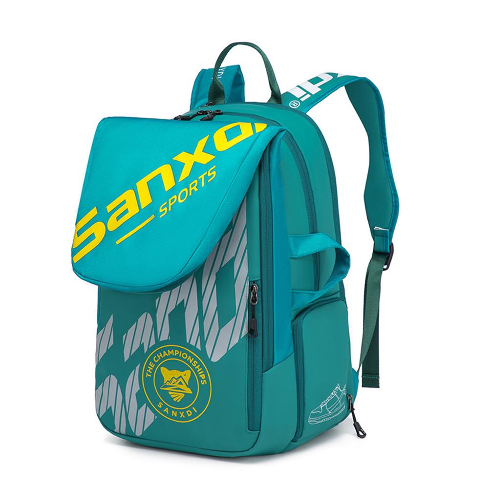 Foldable Tennis Backpack Anti-Scratch Portable 3 Tennis Rackets Bag Breathable Multifunction Sports Backpack for Outdoor Sports