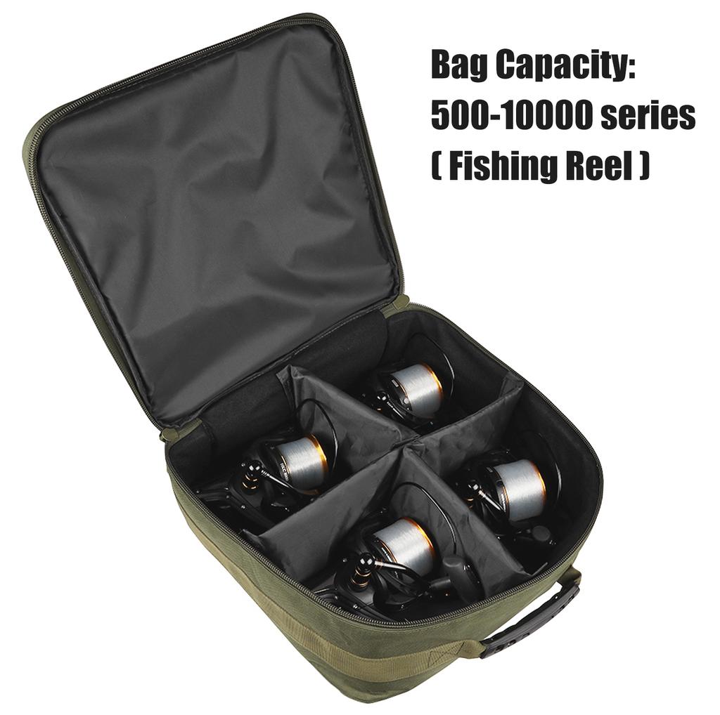 Fishing Reel Storage Bag Carrying Case for 500 10000 Series Spinning Fishing Reels