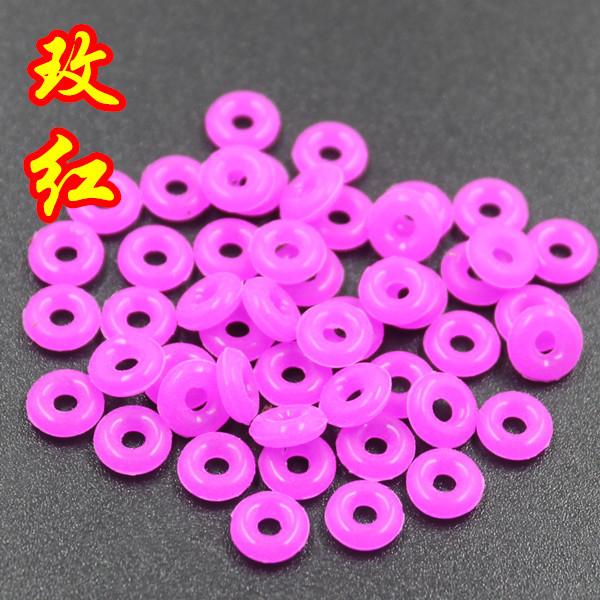 Diy Jewelry Accessories, Leather Rope, Passepartout, Transfer Bead Positioning Color Rubber Red Silicone Ring, Positioning Ring 1 розы красного