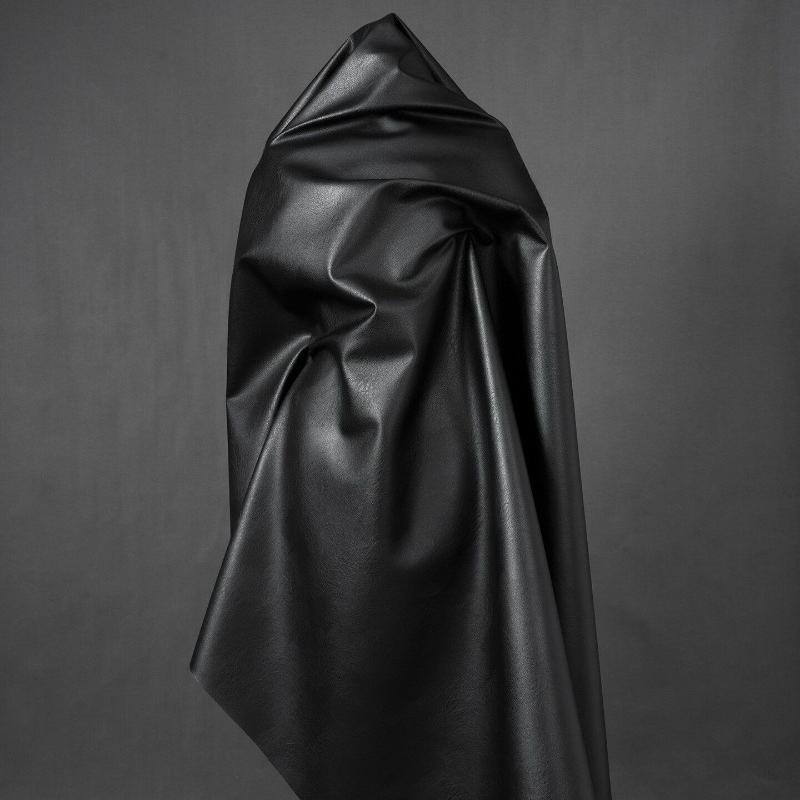 Polished Leather Material for Aged Leather Jackets, Trench Coats, Dresses, Bags, Sofas, Smooth and Waterproof Designer Fabric