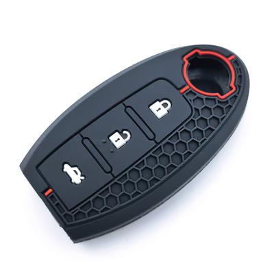 Silicone Car Key Case Cover Shell Fob For Nissan Qashqai X-Trail T32 T31 Juke J10 J11 Kicks Tiida Pathfinder Note For Infiniti