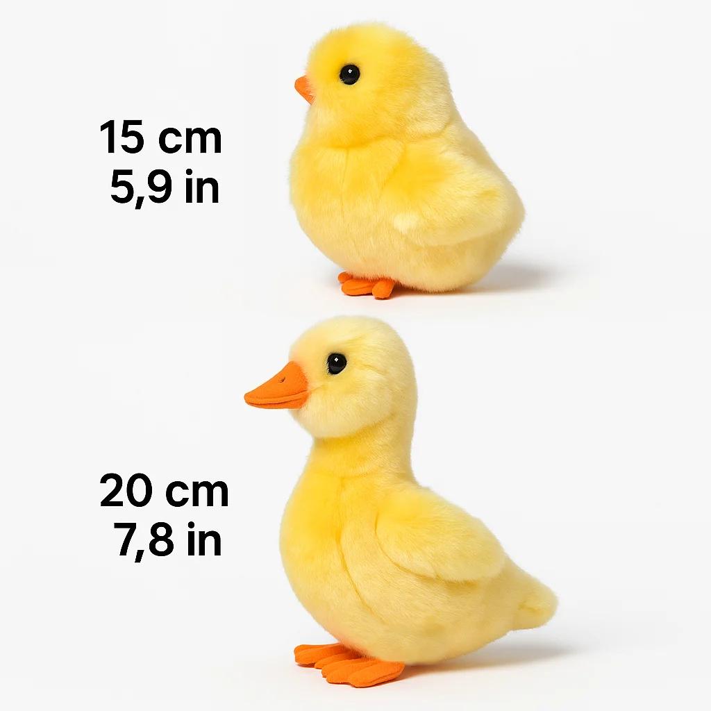 Realistic Plush Chick and Duck Toy Children Gift Cute Animal Stuffed Toy Soft Safe