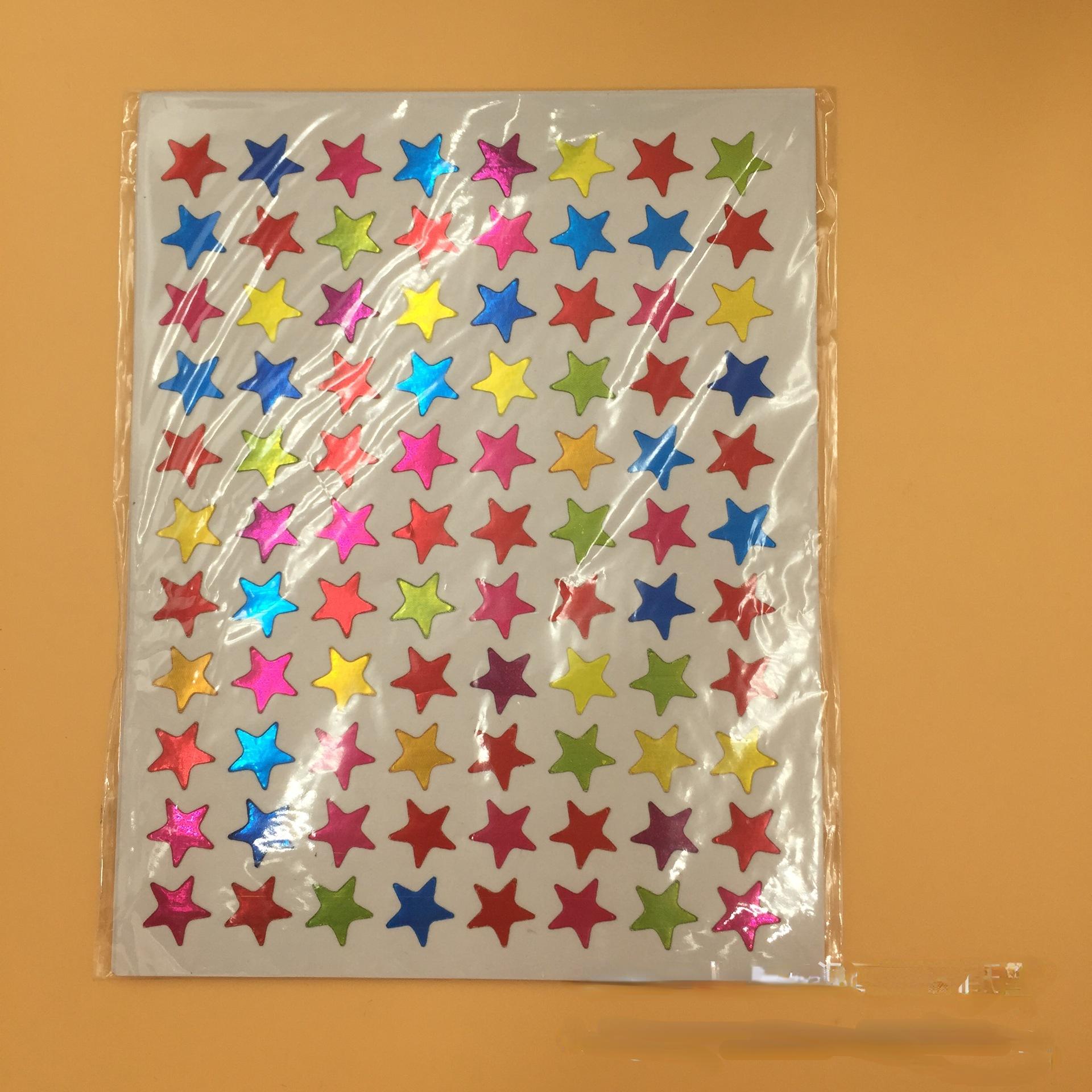 

10 листов мини-наклейки для детского сада, похвала учителя, этикетка с пятиконечной звездой, канцелярские принадлежности для возвращения в школу 8*11cm