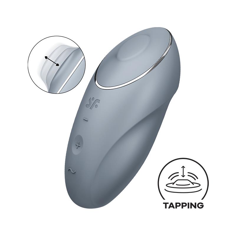 Tap and Climax 1 Vibrator and Tapping Grey