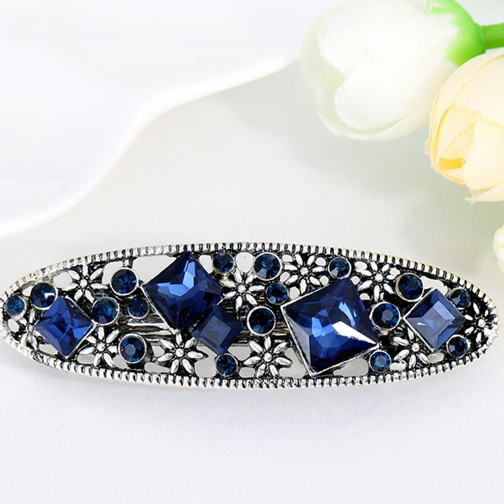 Girls Bowknot Headwears Bridal Wedding Hair Clip Women Spring Hairpin Rhinestone Barrette