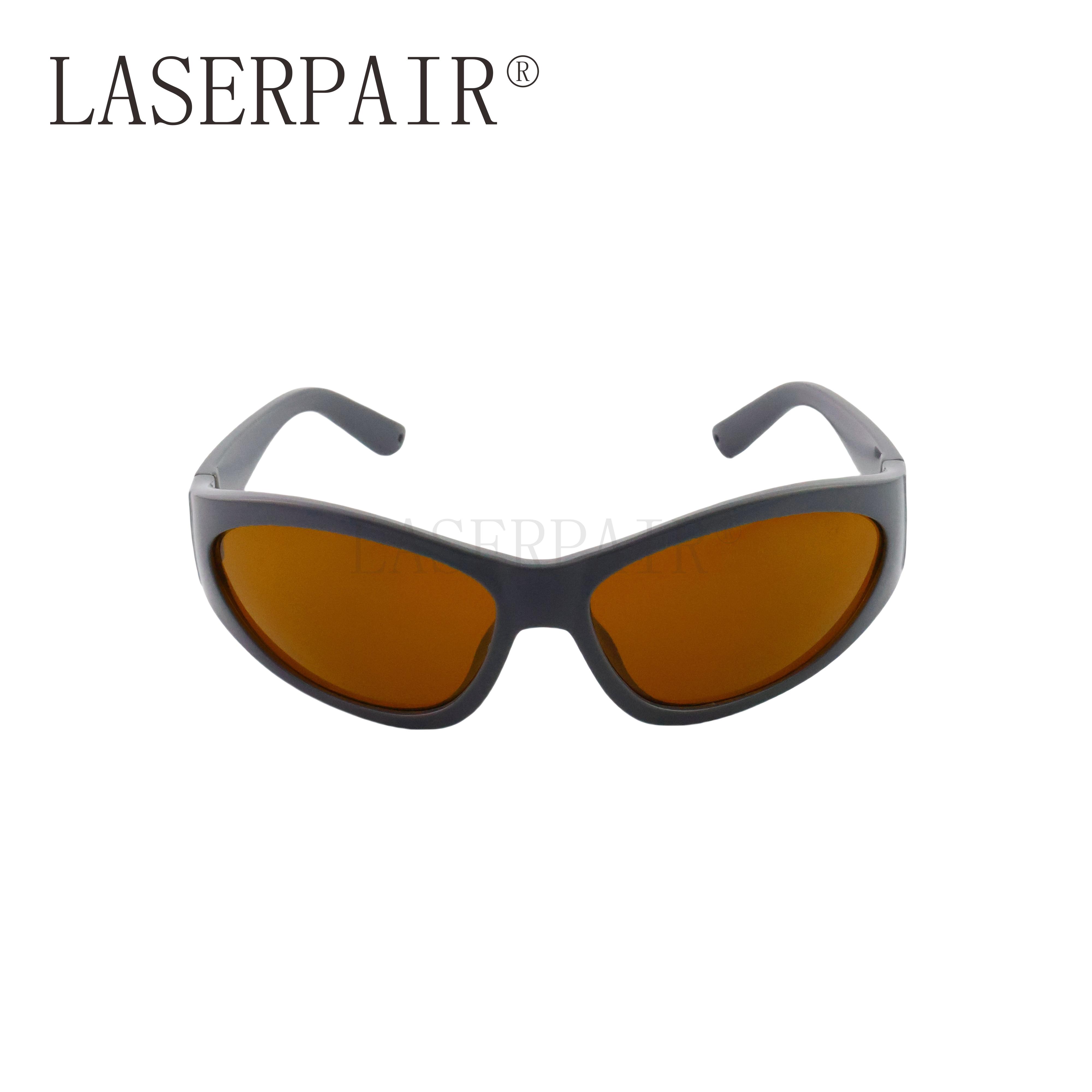 2-Line YAG KTP Q-Switched Laser Safety Glasses Goggles Eye Protection for 532nm 1064nm Laser Operations (Orange,safety glasses) оранжевый