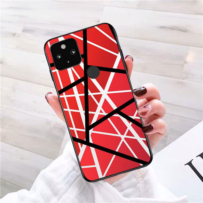 Eddie Van Halen Graphic Guitar Phone Case for Google Pixel 10 9 Pro XL 9A 8 7 6 Pro Pixel 8A 7A 6A Pixel 8 7 6 5