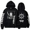 Berserk Guts Hoodies Männer Frauen Grafikdruck Langarm Streetwear Japanischer Stil Manga Sweatshirts Fleece Lose Weiche Kleidung