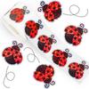 100-500Pcs First-Class Cartoon Superior-Grade Ladybug First-Class Stickers Top-Grade Party High-Standard Gift First-Class Wrapping Top-Grade