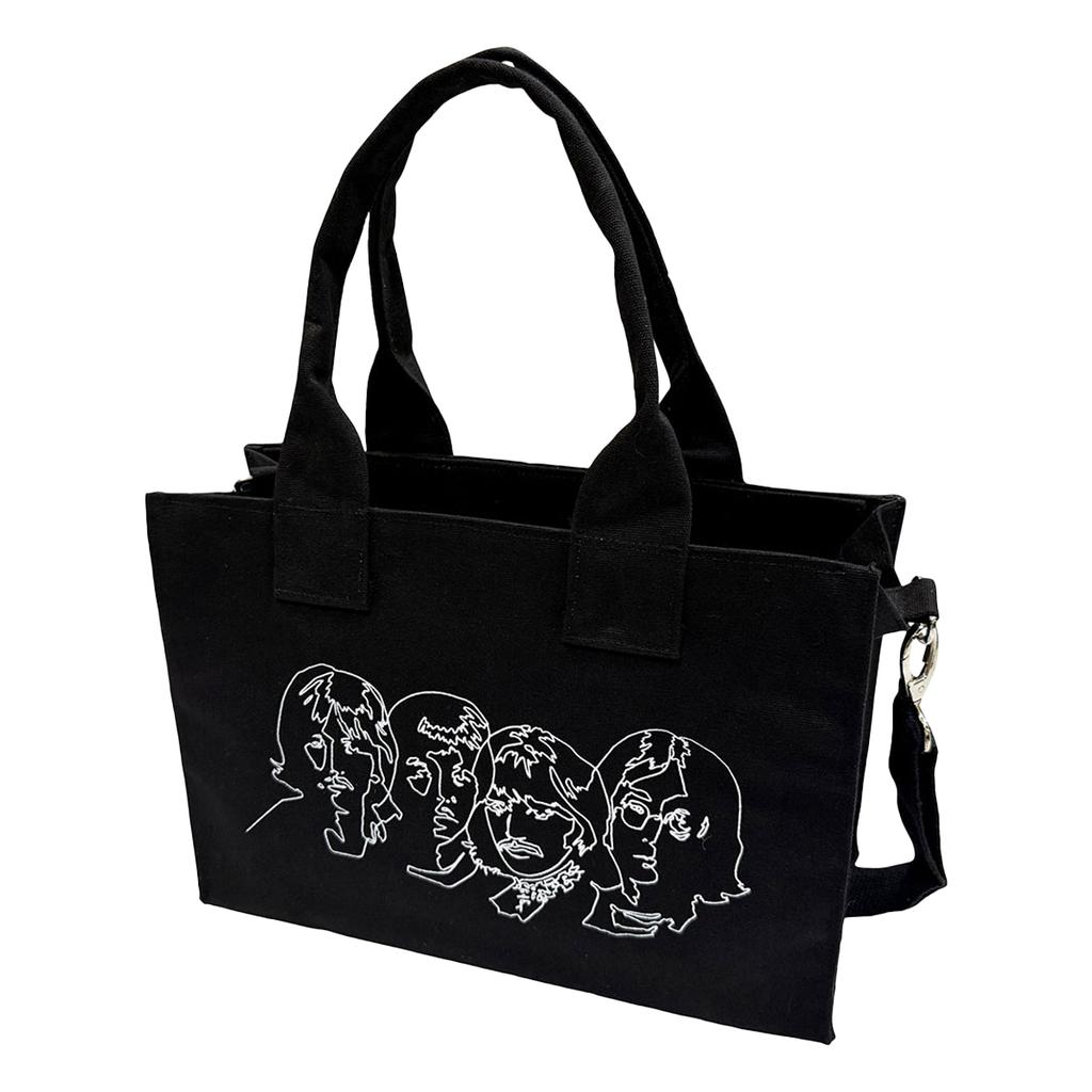 The Beatles Faces Cotton Tote Bag