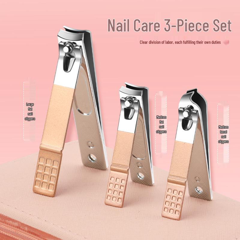 18-Piece Stainless Steel Manicure Nail Clippers and Tools Set with Zipper Case