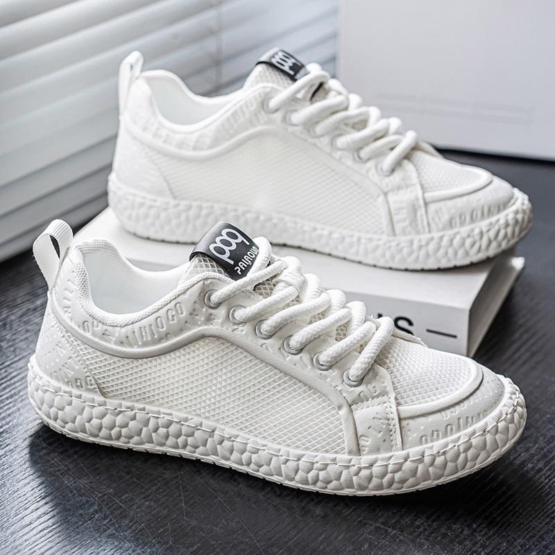 

Men s Fashion Trend Comfortable Low Cut Flat Heeled Board Shoes Soft Soled Casual Shoes 44 белый