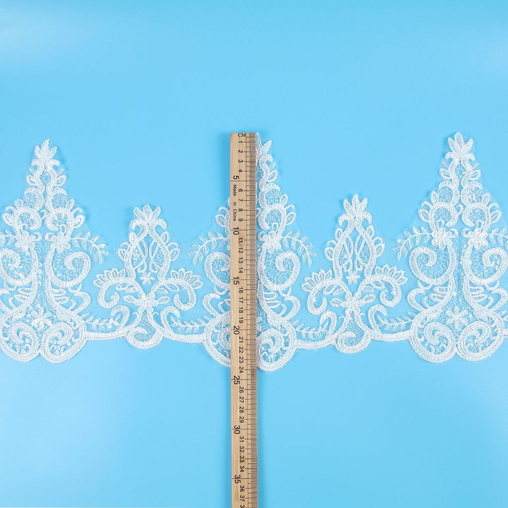 Width 24Cm Car Bone Lace Sequins Car Bone Ballet Dancing Suit Dress Lace European Lace