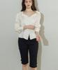 LAUTREDE MIN Bermuda Ribbon Black Pants