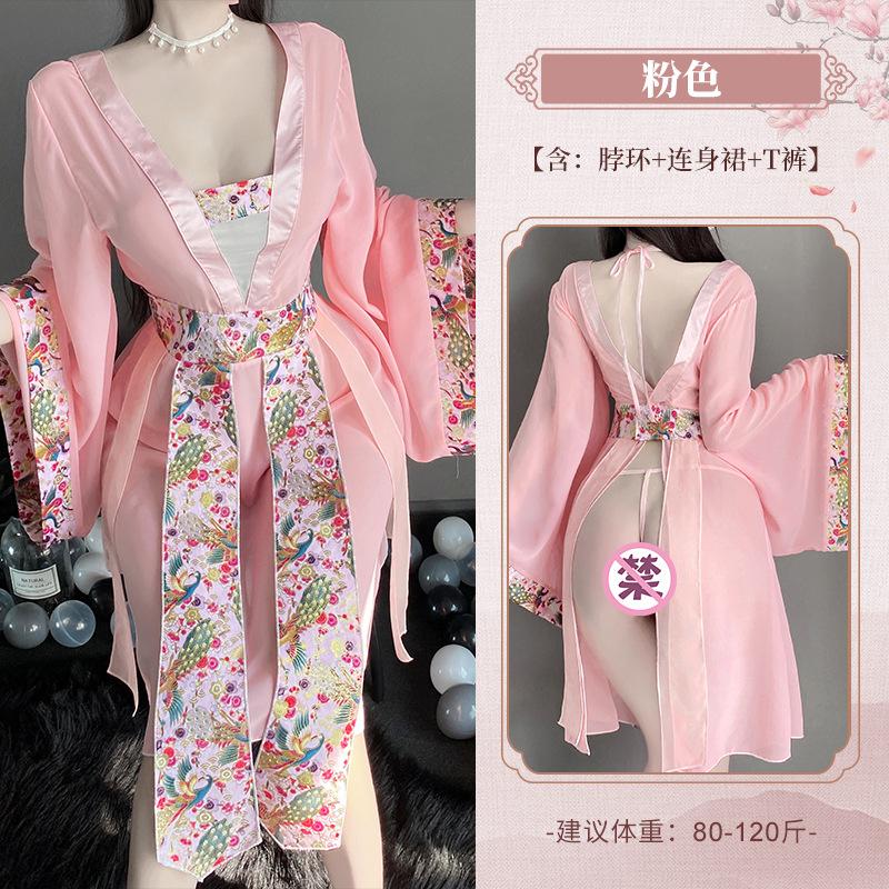 

Сексуальное нижнее белье женские сексуальные пижамы антикварные чистое желание Hanfu соблазн ципао униформа бесплатный костюм average size