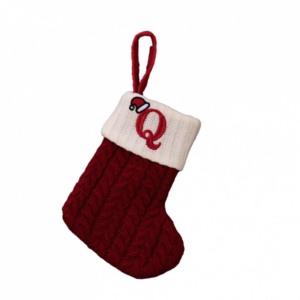 Christmas Stocking Christmas Tree Decorating Knitted