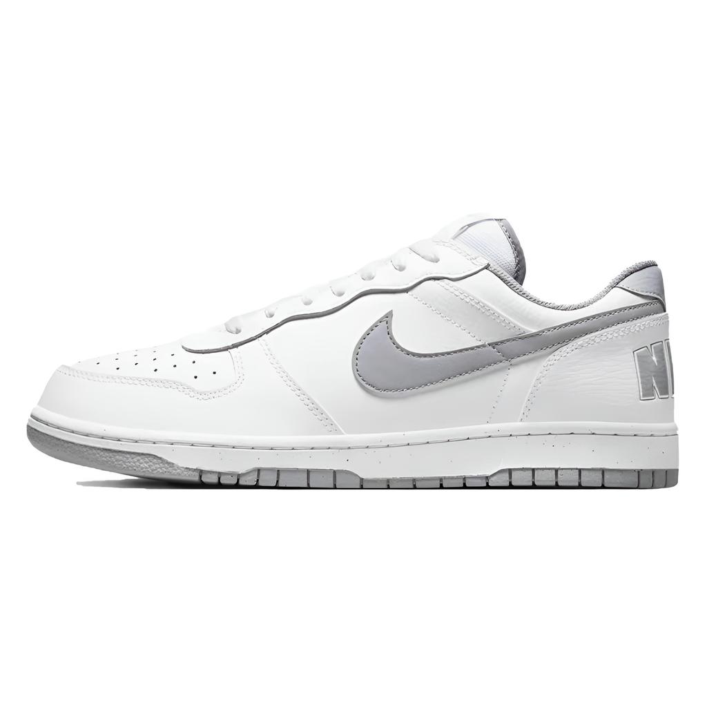 Nike Große Abriebfeste Low-Top Skateboard-Schuhe Unisex Grau Weiß 355152-106(Team1735-D)
