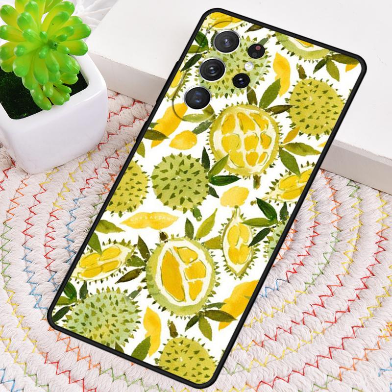 Fruit lemon orange durian Phone Case for Samsung Galaxy note 10 pro S26 Ultra S23 S24 FE S25 S21 S22 PLUS shockproof Cove