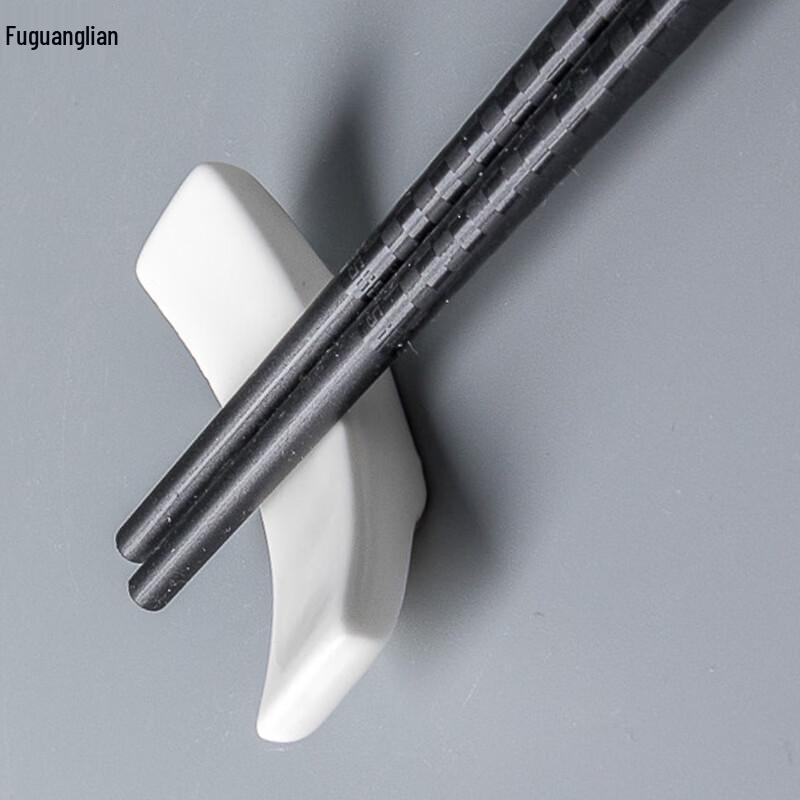 Fuguanglian Ceramic Bridge Chopstick Rests (10-Pack)