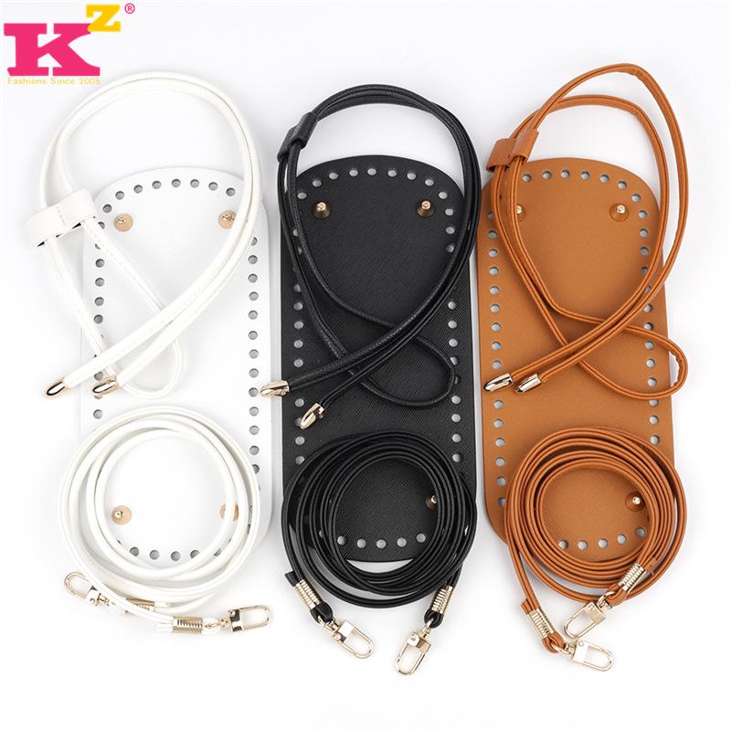 Handmade DIY Crochet Dumpling Bag Set: Bottom, Drawstring, Shoulder Strap, Bucket Bag Accessories