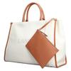 Lanvin MM Tote Bag With Strap Off White Women Bags LW-BGTC00-CANV-P23-001