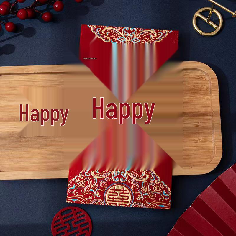 Unique Wedding Red Envelope Bag for Engagement & Wedding Gifts: One-in-a-Million Design