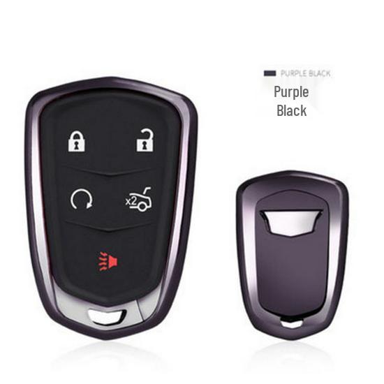 Cadillac Key Fob Cover for XTS, XT5, CTS, XT4, and CT6 TPU Remote Protective Shell