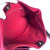 HERMES Toroca Horizontal MM Bag Tote Bag Shoulder Bag Canvas Red/Black