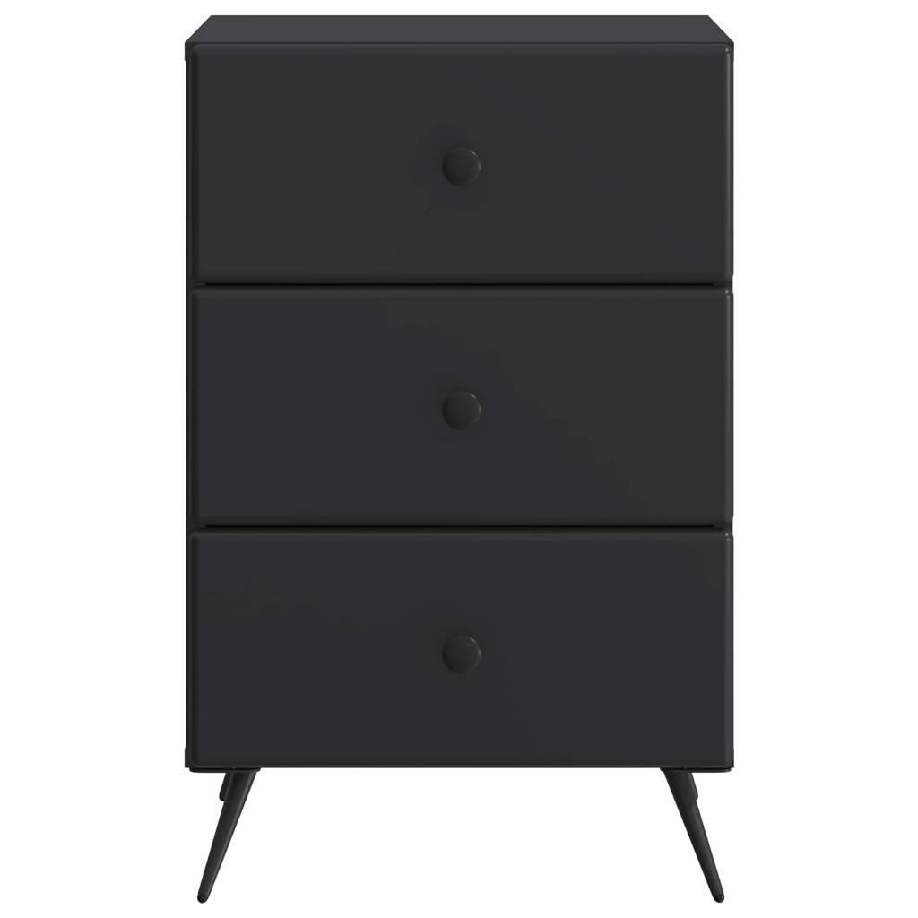 Nightstand Black 43 x 41 x 66.5 cm Particleboard