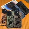 San Judas tadeo Lambskin Leather Phone Case For iPhone 17 Pro Max Air 16 15 14 13 12 11 Pro Max Plus X XS MAX XR Hard Back Cover
