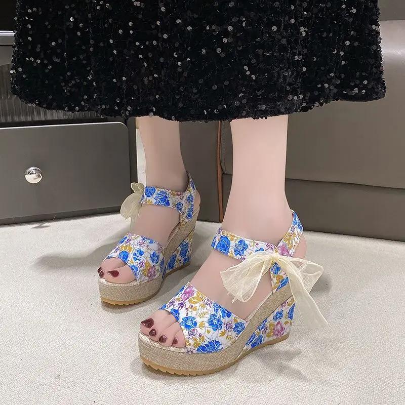 Fashion Chic and Elegant Summer Platform Ladies Shoes Super-high Heel Cheap Liquidation Women's Sandals On Sale Vip 2025 Offers Sandal