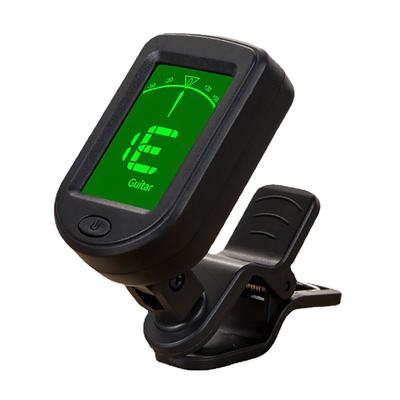 Guitar Tuner Digital Backlight Display Multi Angle Rotatable Universal Clip On Tuner for Ukulele