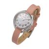 Authorized Dealer Matow Watch Solar Powered Watch MW001001PNKSS White Shell Dial Shiki HARU Round Silver Gomphrena [MATOW] Women's