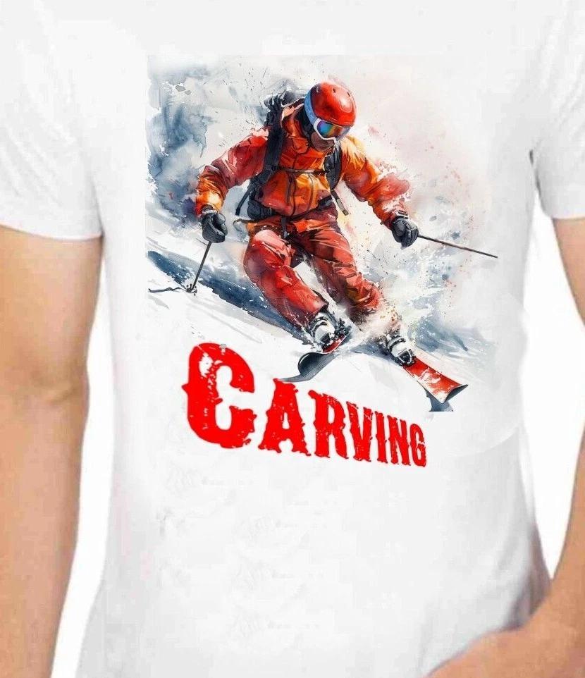 Carving the Slopes Skiing T-Shirt Challenge & Bombing the ski resort in winter L