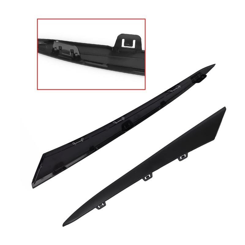 Pair Front Headlight Black Eyelid Molding Trim for Honda Civic   71202T31H01 71207T31H01
