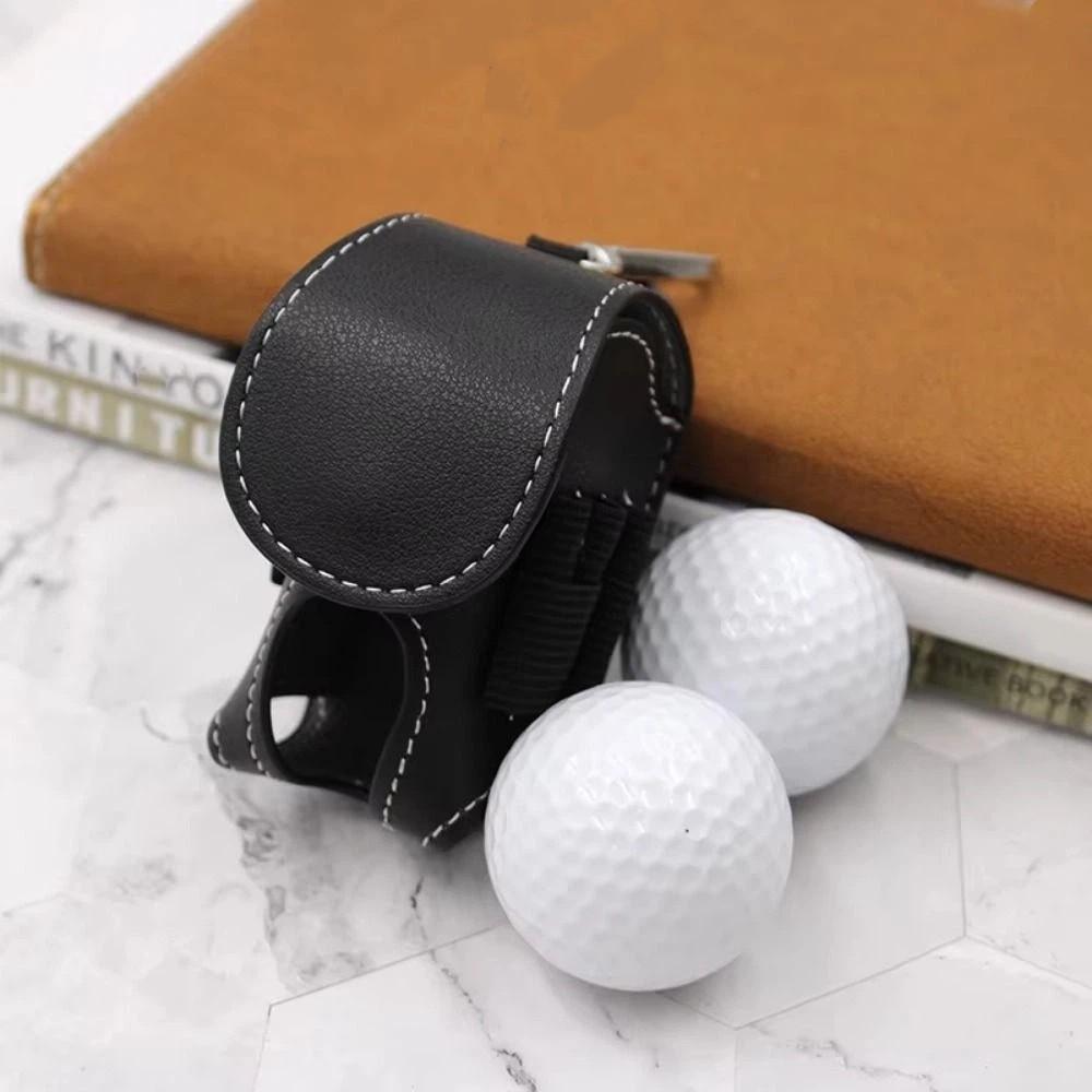 Waist-Hanging Golf Ball Pouch Portable Mini Golf Ball Bag Golf Waist Holder Bag  Sporting Goods