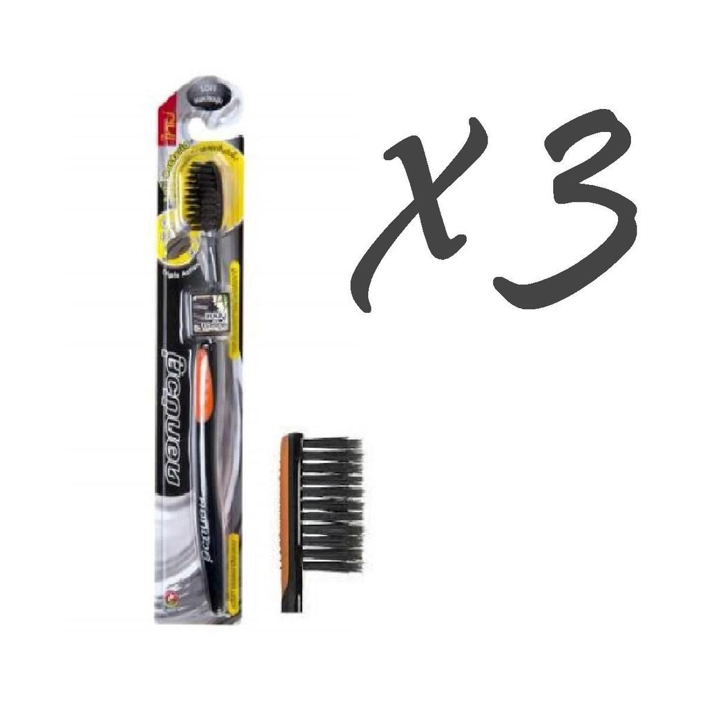 Dok Bua Ku Bamboo Charcoal Toothbrush, Soft, Organic