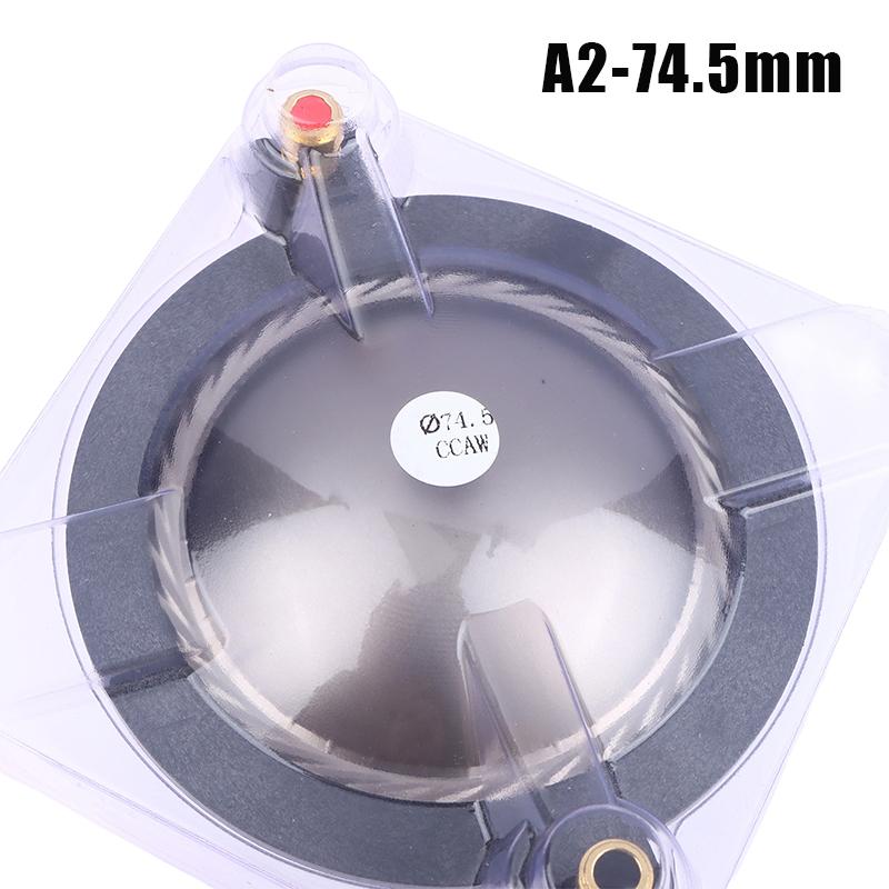 72.2/74.5MM Titanium Film Tweeter Voice Coil Membrane Copper Wire DIY Treble Speaker Repair Accessories Black