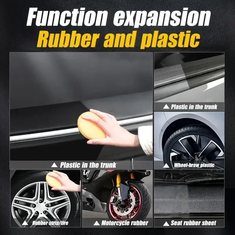 Car Plastic Scratch Repair Paste & Polishing Compound, Interior Exterior Universal Use, Ideal for Auto Tire Care