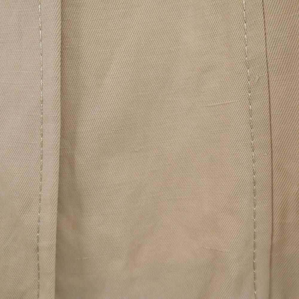 Sportmax Linen Blend Trench Coat 36 Beige CODE Women Used