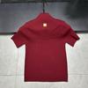 Spring Summer Hollow Out Spliced Metal Buckle T Shirts for Women Turtleneck Short Sleeve Minimalist Slimming T Shirt Female 2026