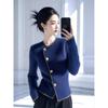 Design-sensible Niche Thickened Sweater Jacket Women's Autumn Winter Knitted Cardigan