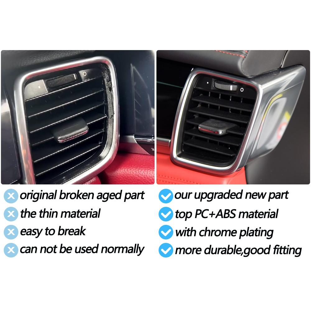 Car Front Left Right Rear Air Conditioning AC Vent Grille Outlet Cover For Porsche Panamera 970 2010-2016