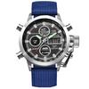 Relogio Masculino Original Big Brand Men Watches Cool Fashion Nylon Band Sport Dual Time Digital Watch Reloj Hombre Montre Homme