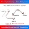 V-Shaped Spring Clip Buckle for Telescopic Tube and Tent Stroller Positioning