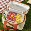 New Portable Insulated Lunch Bag Large Capacity Cute Bear Cooler Bag Waterproof Thermal Food Container Bag for Students Adult