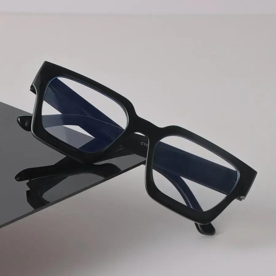 Kwadratowe Okulary Nerd Blokujące Niebieskie Światło Oprawka Okularów Komputerowych Anti Blue Ray