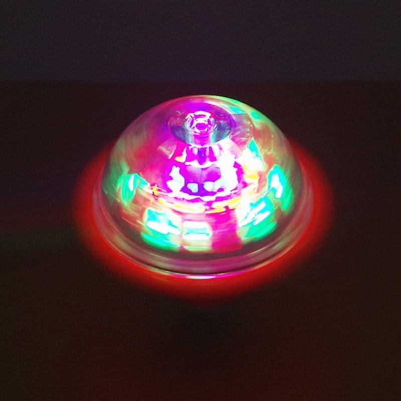 Building Toys Kids Toy Vinyl Gyro Colorful Flash Light-emitting Red Laser Line Gyro