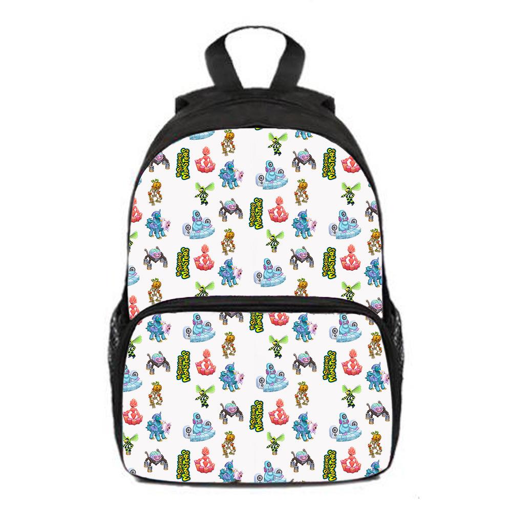 Zaino per Bambini Scuola Primaria e Materna Nuovo My Singing Monsters Concerto dei Mostri Zaino, Zaino Regalo