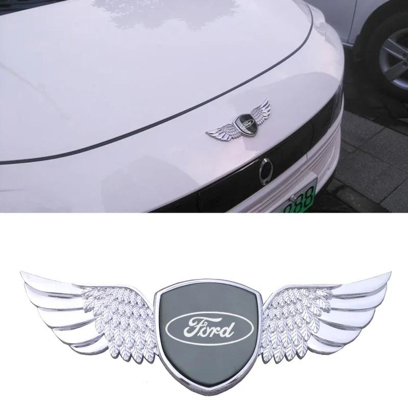 Car Front Hood Cover Badge Sticker Emblem Decal for Ford Focus Transit Explorer Ranger Roush S MAX Kuga Fiesta Mondeo EscapeWT6